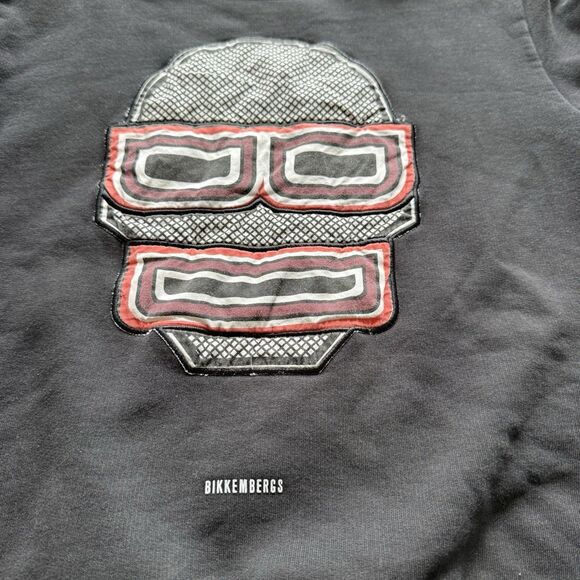 Bikkembergs Sweatshirt Black Long Sleeve Pullover Crew Neck, size unknown - Picture 3 of 6